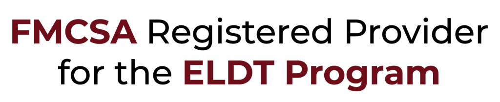 FMCSA logo for ELDT