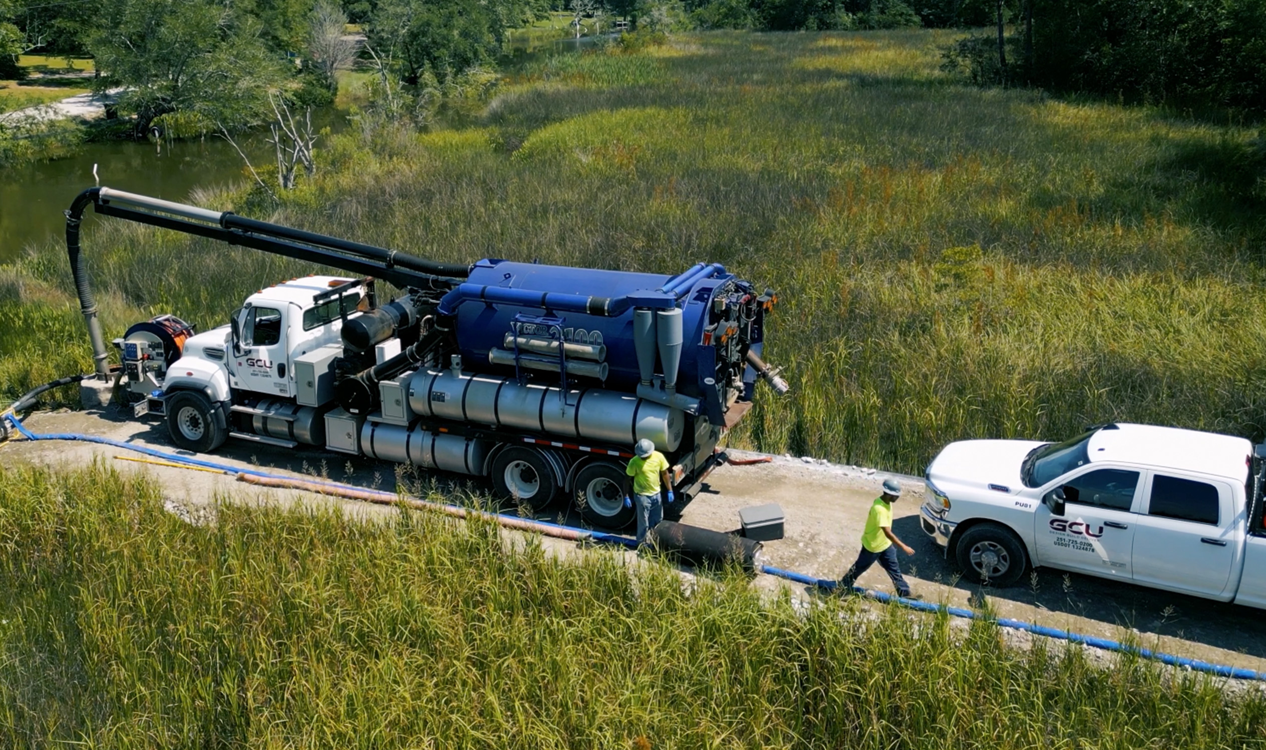 photo of gulf coast underground waste water infrastructure equipment