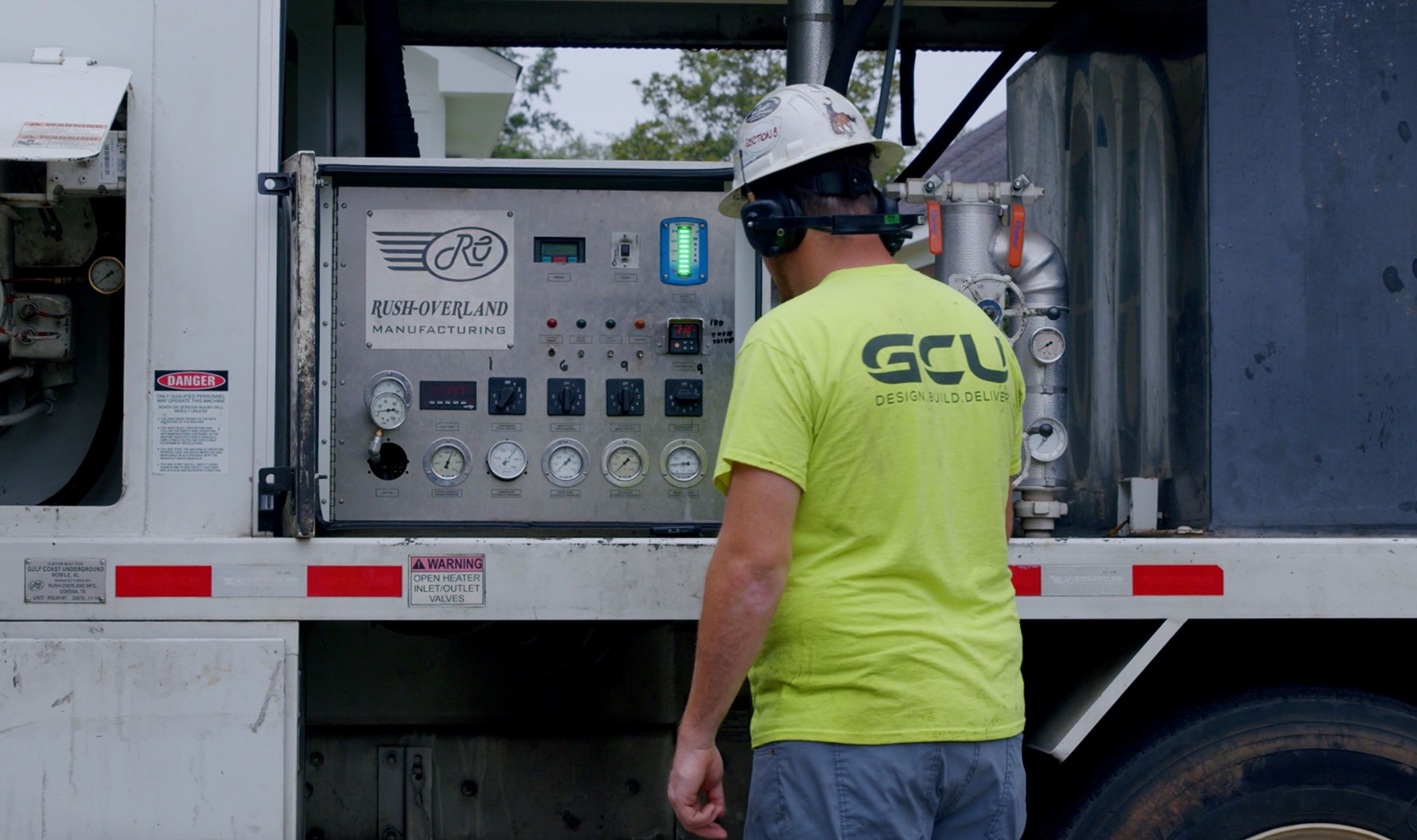 photo of gulf coast underground waste water infrastructure equipment